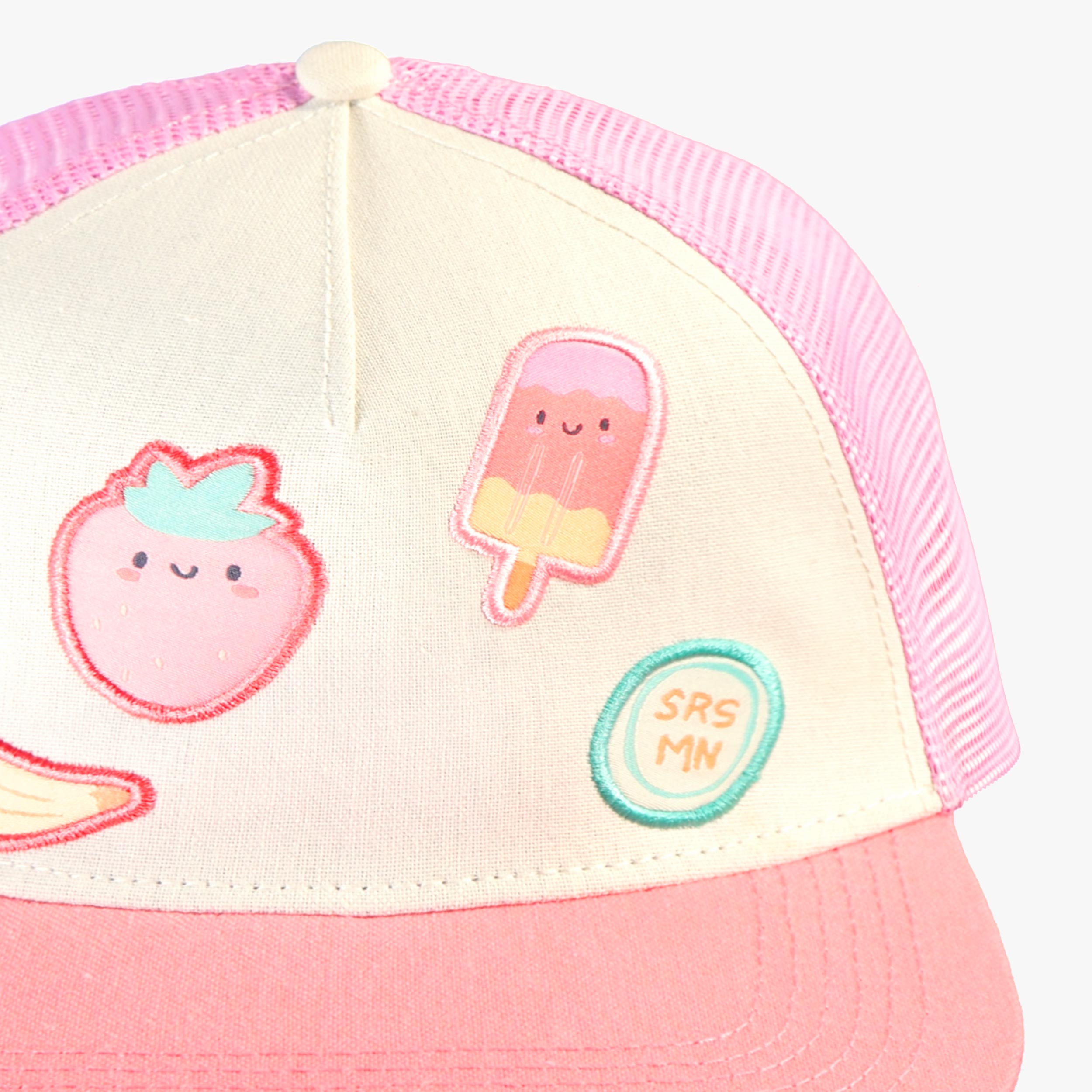 Casquette blocs de couleurs avec écussons, enfant 