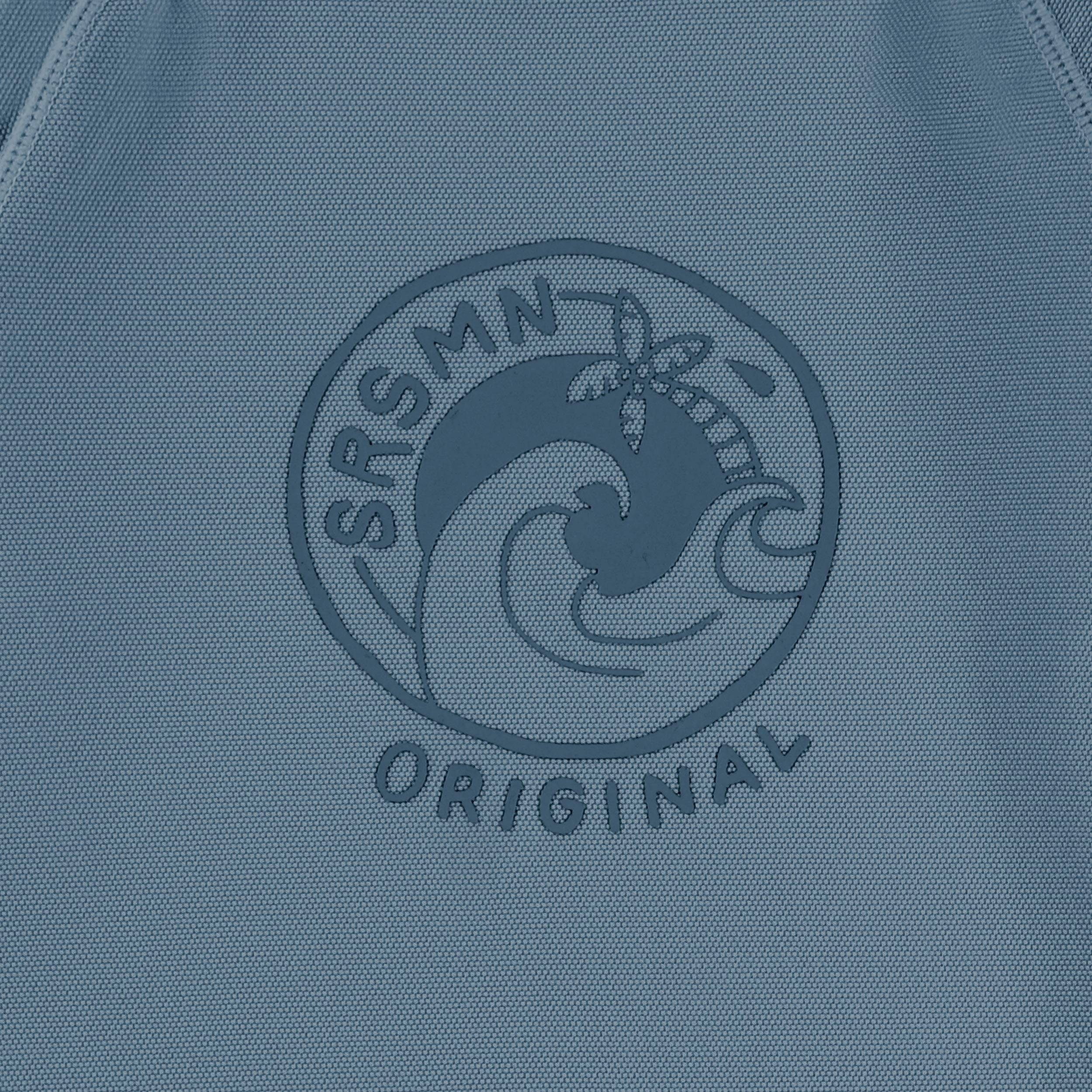 Zoom détails du t-shirt de bain bleu marine, enfant 