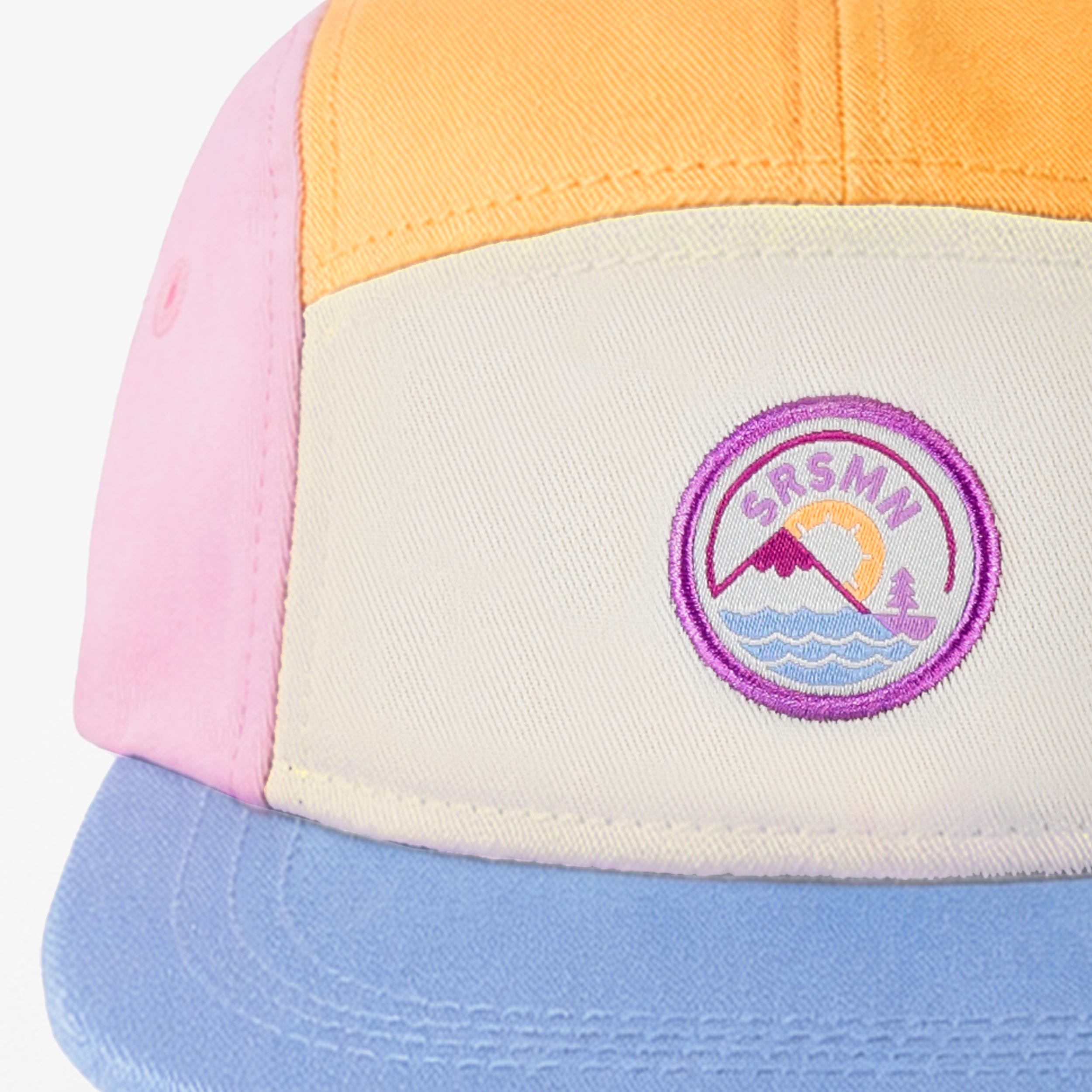 Zoom détails de la casquette à blocs de couleur, bébé - Souris Mini