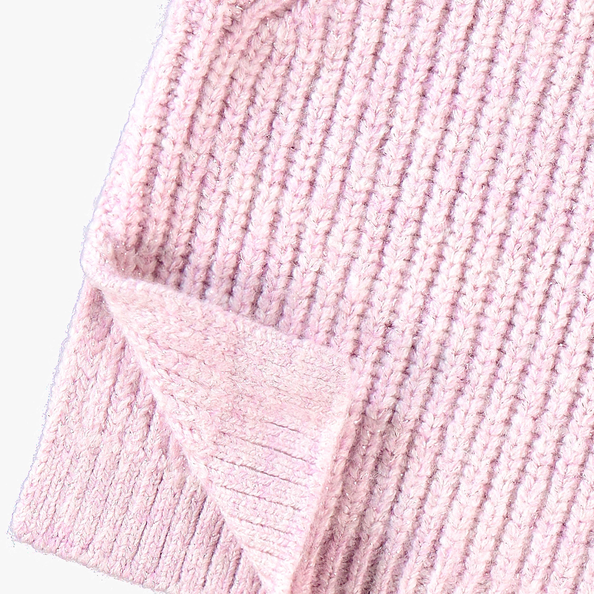 Zoom du débardeur en tricot rose, enfant - Souris Mini