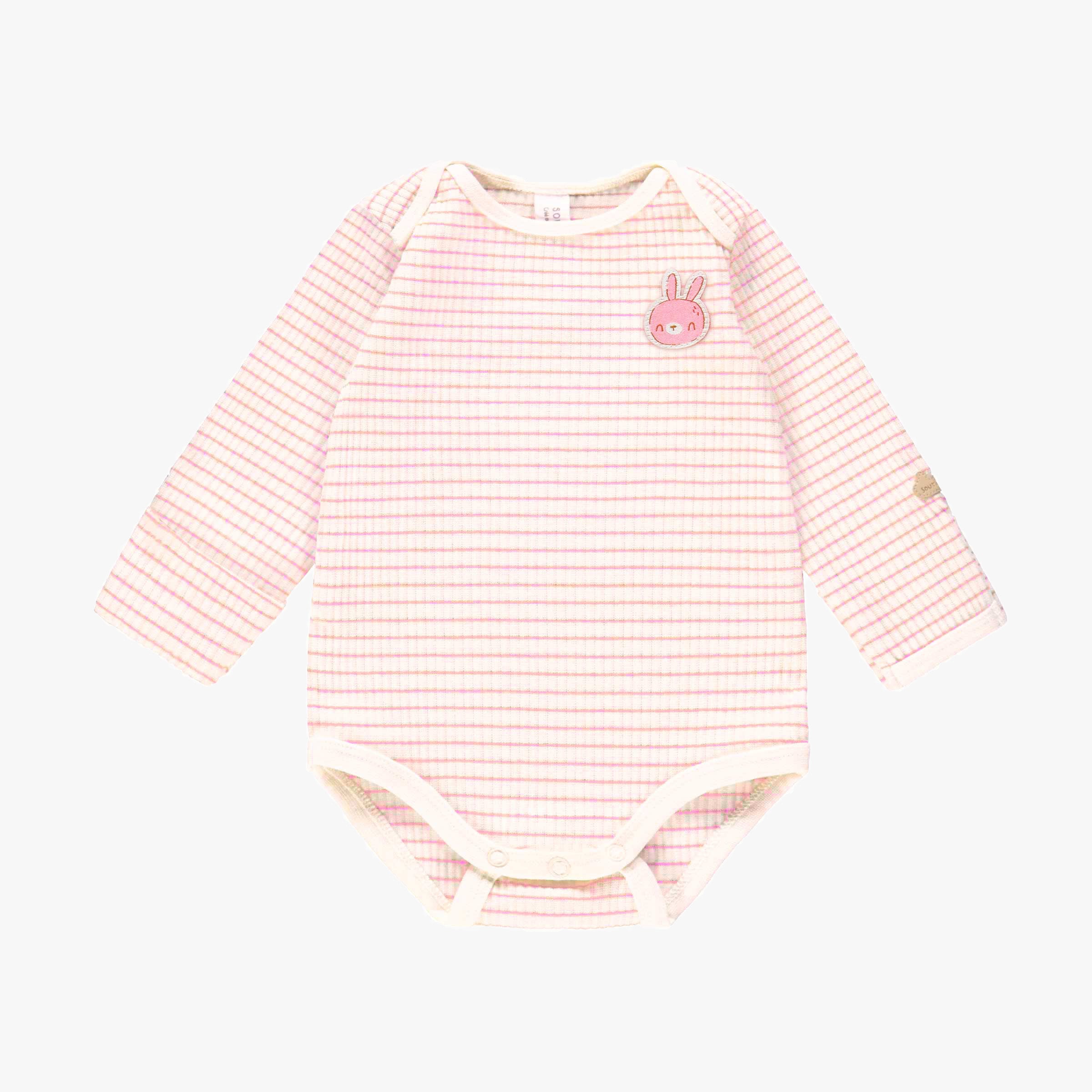 Cache-couche rose naissance