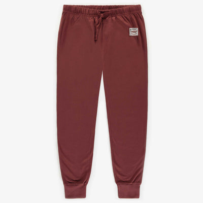 Pantalon de pyjama brun, adulte || Brown pyjama bottom, adult