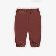 Pantalon de nylon rouille, bébé  || Rust Nylon Pants, baby