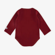 Cache-couche des Fêtes rouge, bébé || Red holiday bodysuit, baby