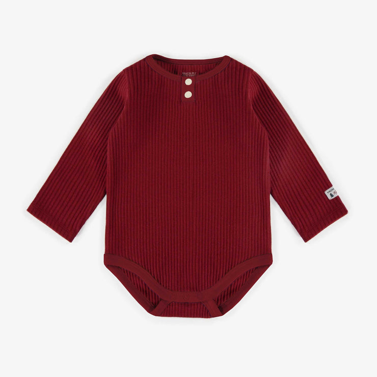 Cache-couche des Fêtes rouge, bébé || Red holiday bodysuit, baby