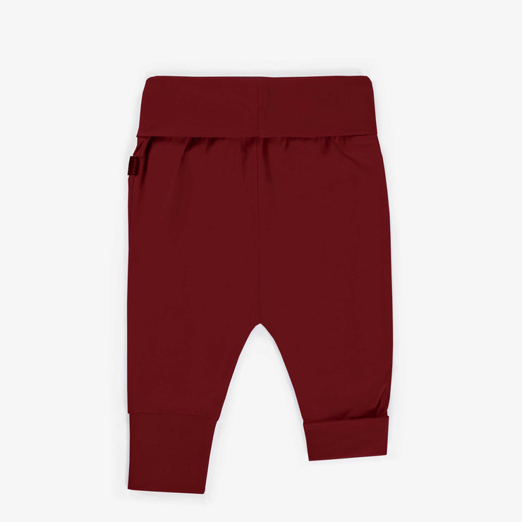 Pantalon évolutif rouge des fêtes, bébé || Red evolutive pant for the holiday, baby