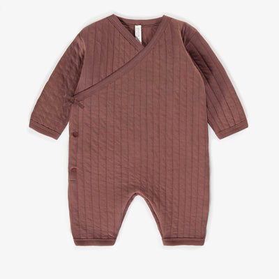 Pyjama une-pièce en jersey matelassé, naissance  || One-piece pyjama in quilted fabric, newborn
