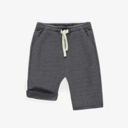 Pantalon décontracté charcoal en coton français recyclé, bébé || Charcoal casual pants in recycled French terry, baby