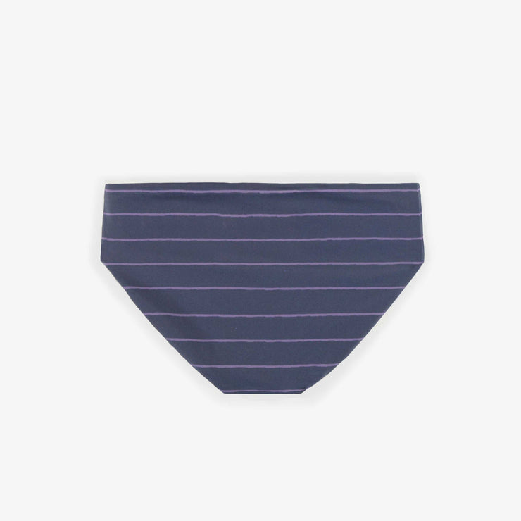 Culotte de bain réversible ligné ou fleuri, enfant || Reversible swimwear striped or flowered, child
