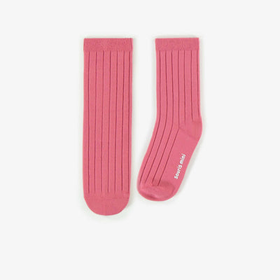 Chaussettes roses, enfant  || Pink socks, child