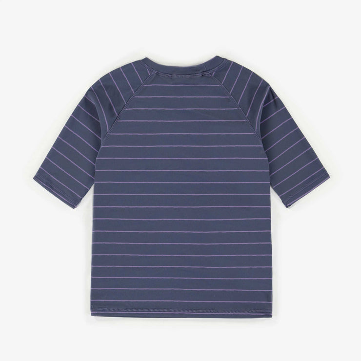 T-shirt de bain bleu avec manches aux coudes, enfant || Blue bathing t-shirt with elbow sleeves, child
